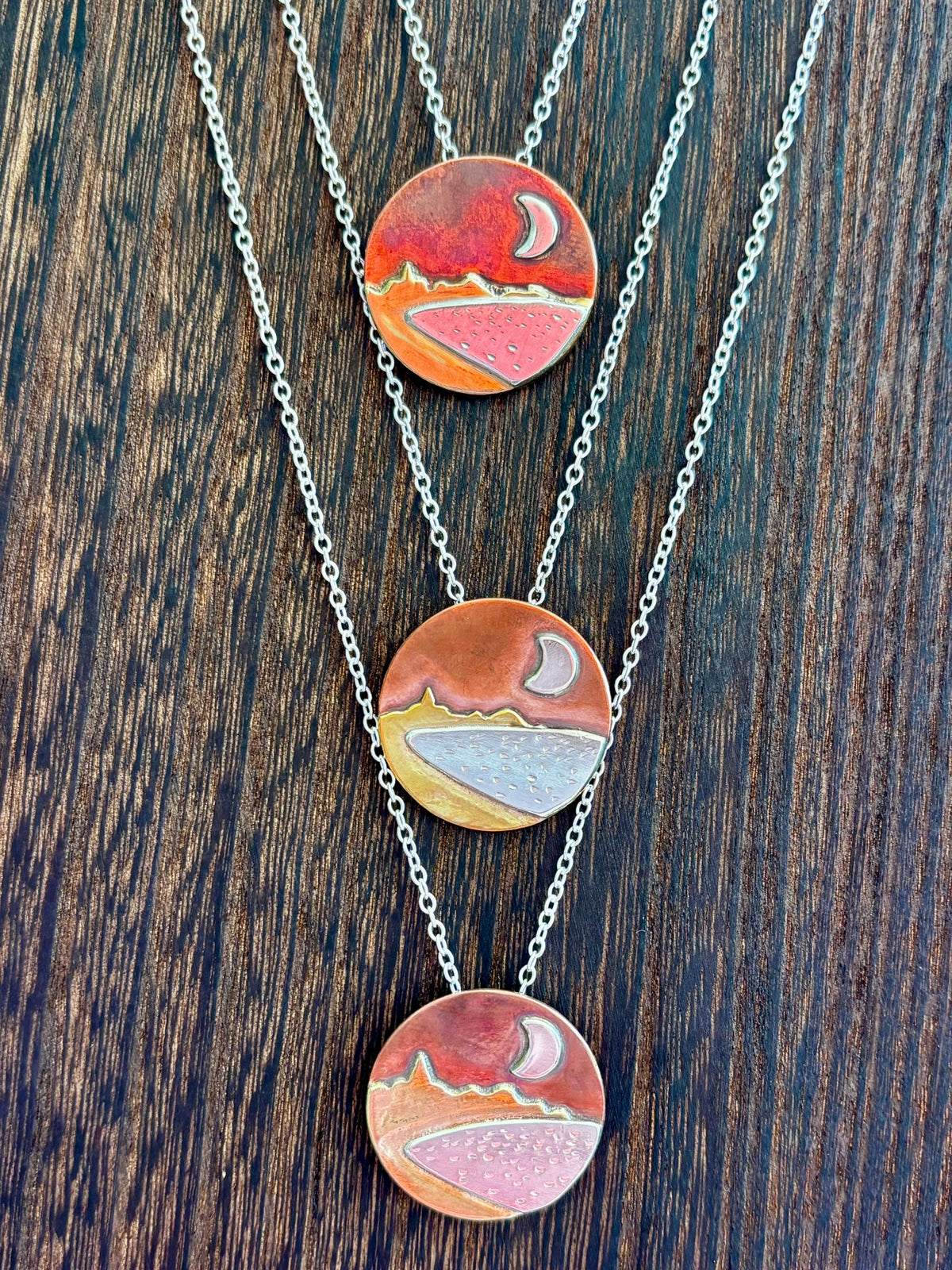 Moon over Carnoustie Bay necklace