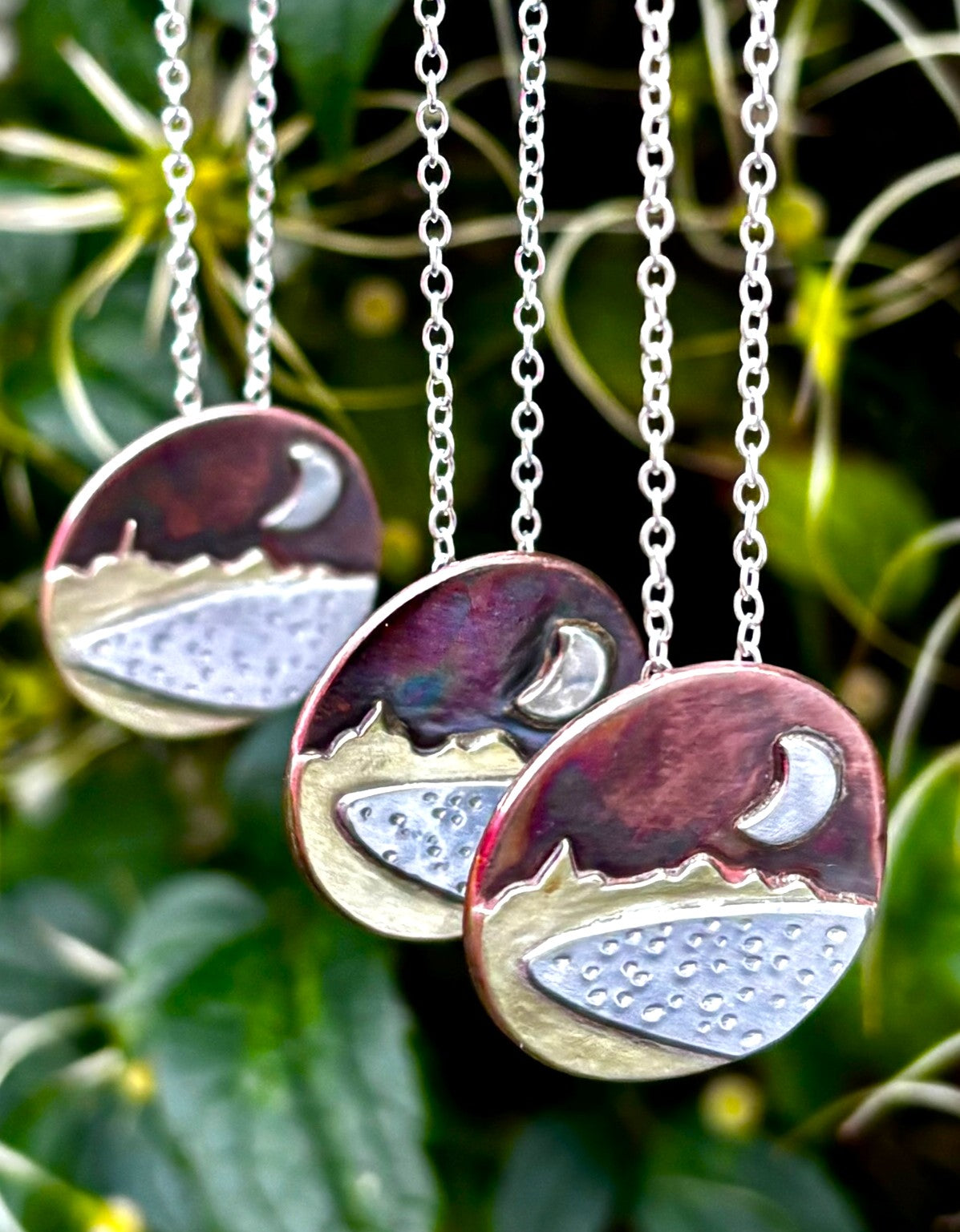 Moon over Carnoustie Bay necklace