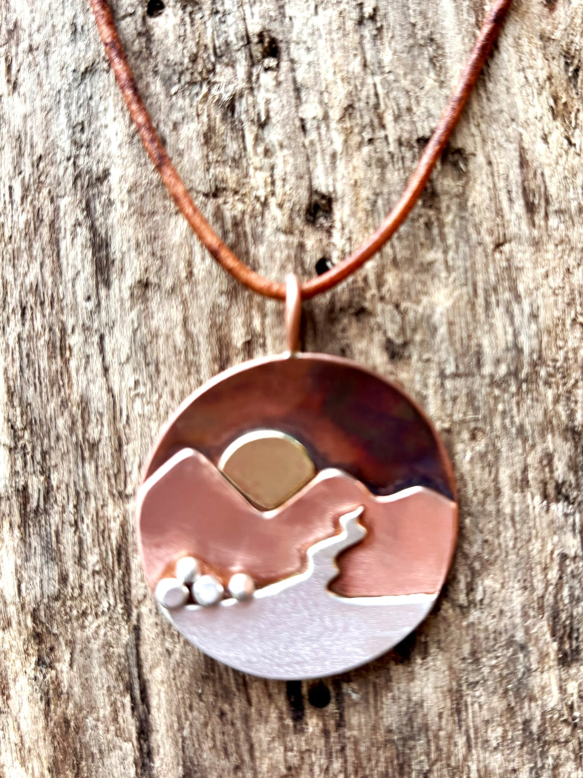 Where the Mountains Meet the Sea necklace